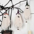 thumbnail image 3 of 2025 1PCS Halloween Hanging Ghosts with Orange Witch Hat Cute Spooky Ghost Hanging Ghost Halloween Decorations, 3 of 5