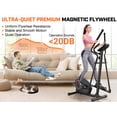 thumbnail image 6 of FUNMILY Walnut Stride Pro Upgraded Elliptical Machine with 16-Inch Stride, Complete a Richer Cardio Exercise, 6 of 8