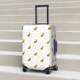 thumbnail image 6 of Hirioo Gold Rabbit for Elasticity Suitcase Cover (No luggage Included) Durable Luggage Protector Fits 18-32 Inch Luggage-Large, 6 of 7