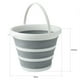 thumbnail image 1 of Cubo Plegable Portátil De Plástico, Cubo Ligero Para Coche, Cubo Multifuncional Para El Hogar Para Viajes De Pesca Al Aire Libre Para Niños Monstrate HA023069-00, 1 of 7