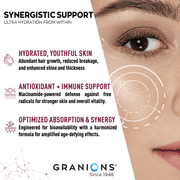 Granions Hyaluronic Acid Complex Tablets, Marine Collagen + Ceramides + Niacinamide, 60 units