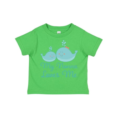 

Inktastic My Nonna Loves Me Gift Toddler Boy or Toddler Girl T-Shirt