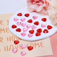 thumbnail image 5 of Red and Pink Hearts Crystals Stones,Acrylic Hearts Gems,Heart Shaped Rhinestones Beads,Table Scatter Ornaments,Vase Fillers,Home Decoration,for Valentine’s Day Wedding 0.55 lbs, 5 of 7