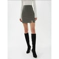 thumbnail image 3 of High-Waist Side-Slit Skirt, 3 of 5