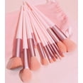 thumbnail image 4 of Set Brochas De Maquillaje 13 Pzs Profesional +bolsa Modelo Rosa, 4 of 4