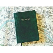 Transformed Traveler My Journey Travel Journal, 6” x 8”, 198 pages, ruled lines, luxe leather cover, sewn binding, record your sensory travel experiences