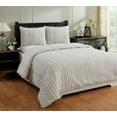 thumbnail image 6 of Better Trends Chenille Comforter Set Twin Size 2 Piece 100% Cotton Soft & Cozy All Season Bedding Winston Collection - Taupe, 6 of 8