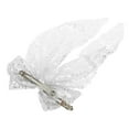 thumbnail image 4 of Unique Bargains 1 Pc Fashion Sequin Bow Mesh Ribbon Spring Hair Clips Silver Tone, 4 of 5