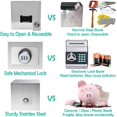 thumbnail image 4 of Piggy Bank for Adults | Password Piggy Bank for Reuse | Stainless Steel Piggy Bank to Help Save for Vacation & Wedding & Education Fund | 7.9-inch, 4 of 7