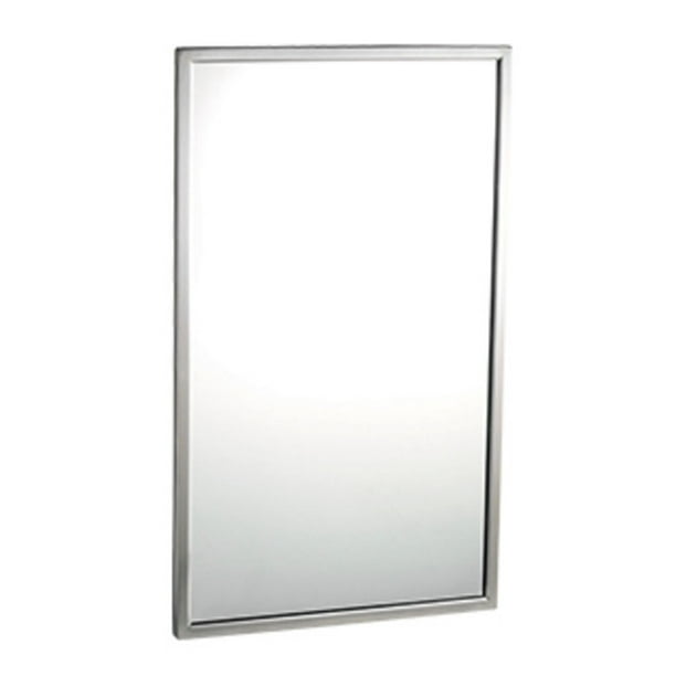 Bobrick B2908 2436 24" X 36" Framed Bathroom Mirror