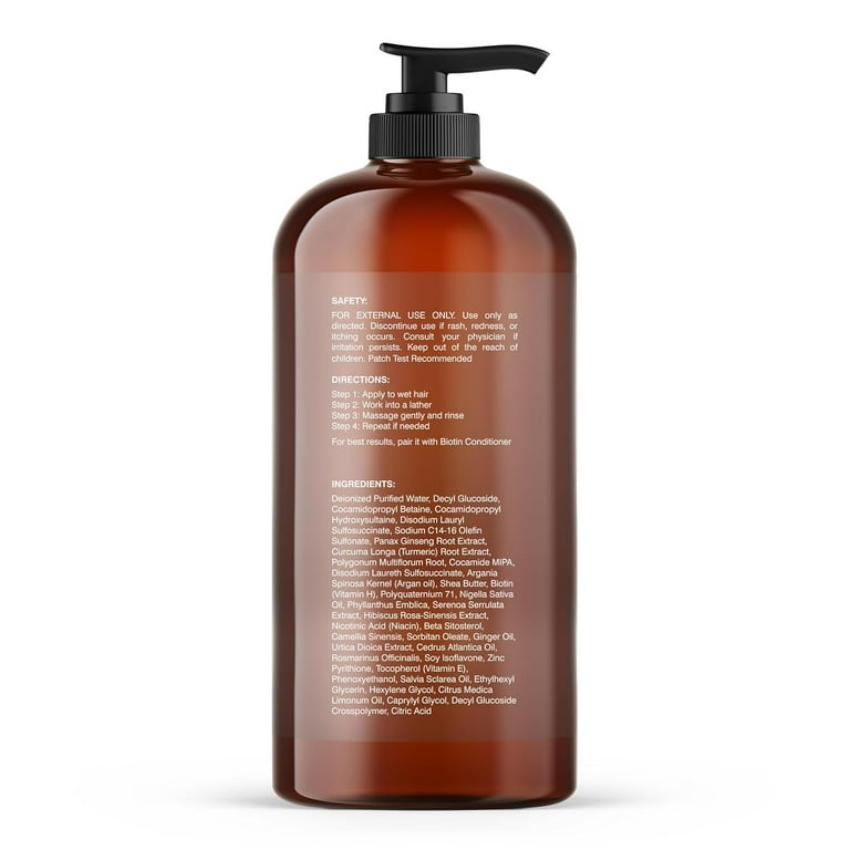 Botanic Hearth Biotin Shampoo, 16 fl oz, Sulfate-Free, Paraben