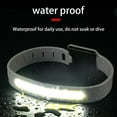 thumbnail image 6 of Arm Night Running Lights with Red Safety Flash USB Rechargeable Headlamp 3 Modes AdjustableforSports/Outdoors(Gray),Ccwuwei, 6 of 9
