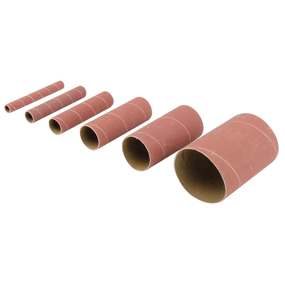 6pc Replacement Sanding Sleeves for Spindle Sander Machine 80 GRIT sandpaper