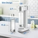 thumbnail image 4 of Philips - Máquina para hacer agua con gas de acero inoxidable para el hogar con botella de carbonatación de 1 L, sin BPA, compatible con cualquier carbonatador de intercambio de CO2 de 60 L, 4 of 5