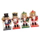 thumbnail image 5 of Figuras de soldados de madera navideños, decoración de mesa, base versátil y estable, 16cm 4 Piezas, 5 of 9
