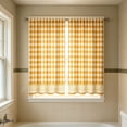 thumbnail image 7 of Hovilon 28x40 Inch 2D Printed Kitchen Curtains, Washable Polyester Short Window Panels, Light Filtering Tier Curtains for Bathroom Bedroom Laundry Room, Fade Resistant & Easy Care, 7 of 7