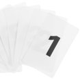 thumbnail image 2 of HLONK Carte Numérique 10 Pcs Cartes Numériques 1-10 pour Table Plastique Service à la Clientèle Pratique Mariée Blanc, 2 of 6