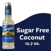 Torani Sugar Free Coconut Syrup, No Calorie, Authentic Coffeehouse & Soda Syrup, 12.7 oz
