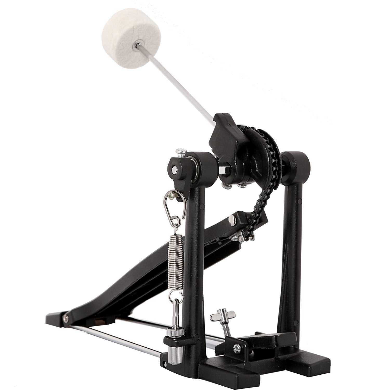 Drum Pedal Single Bass Drum Foot Kick Pedal Percussion Single Chain