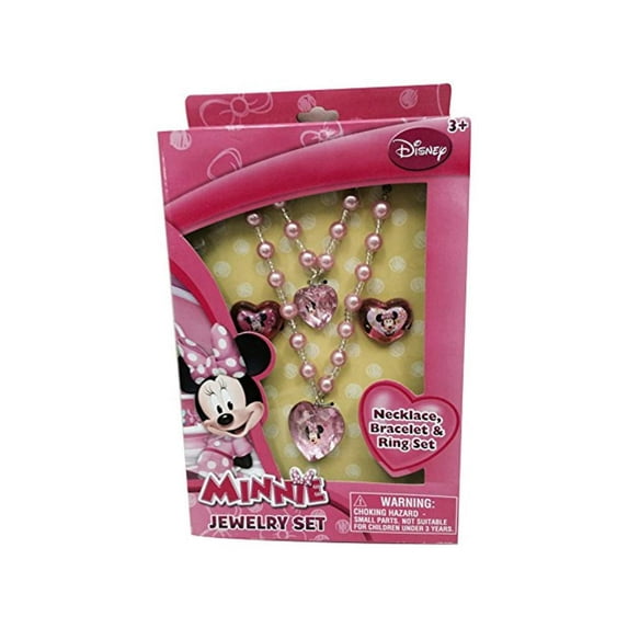Minnie Mouse Jewelry Box Set