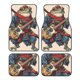 thumbnail image 1 of Fotbe Samurai Frog Guitar Juego de 4 Tapetes para Auto con Estampado – Alfombrillas de Goma Reforzada, Diseño Antideslizante, Protección para Todo el Año – Vehículos, Autos, Camionetas y SUVs, 1 of 7