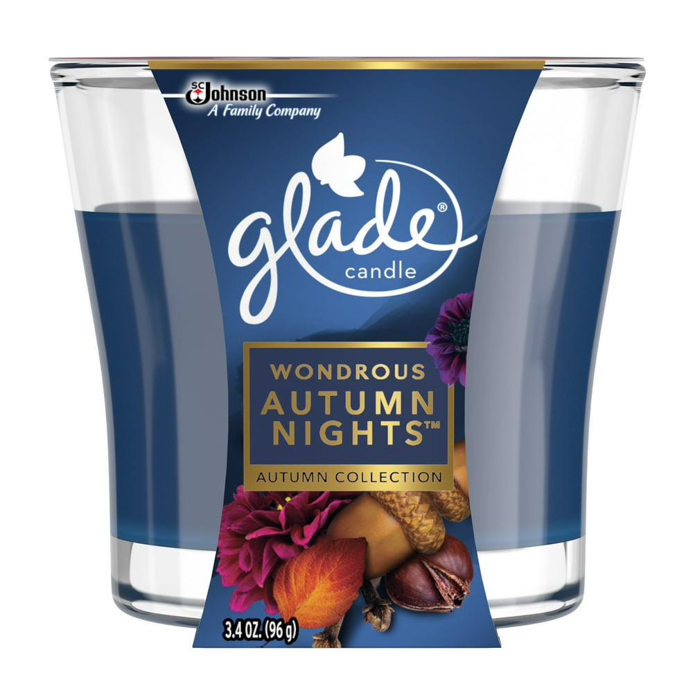 Glade Candle, Wondrous Autumn Nights, 3.4 oz.