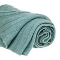 thumbnail image 3 of Parkland Collection Monique Self Patterned Blue 62" x 52" WOVEN HANDLOOM Throw, 3 of 5