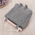 thumbnail image 6 of Masteelf Vintage Cotton Linen Wall Hanging Storage Bag for Closet Makeup Organizer with Wheat Pattern, Home Decor Sundries Holder, 6 of 8