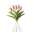 thumbnail image 1 of Mini flor artificial Oficina en casa Decoración floral Banquete de boda Decorativo PU Flor falsa, Rosa 5 piezas AweSitey ZHF0582-16B, 1 of 6
