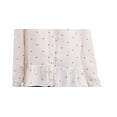thumbnail image 3 of Maison Jules Womens Striped Printed Button-Down Top, 3 of 3