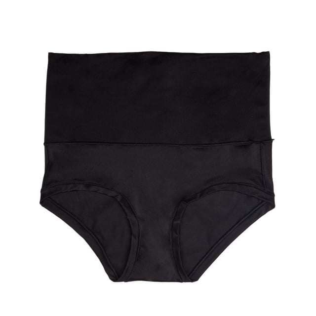 Pantaleta Ilusión para Dama, con Control Medio Negro Talla EG