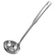 thumbnail image 1 of Cucharón para sopa, cucharón para servir salsa, cuchara honda, cucharón para salsa de mango largo con pico vertedor, utensilio para servir de acero inoxidable, 1 of 5