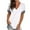 White, variant on Sentmoon Womens Patchwork Tees V Neck Short Sleeve Tops Stylish Casual Basic Oversized Womens Tops Clothing 2025 Deals of the Day Clearance