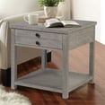 thumbnail image 2 of Palmetto Home Studio 20 Table d'Appoint Moderne en Pin Massif et Bois Gris, 2 of 3