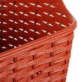 thumbnail image 3 of TABLZONE Plastic Bike Handlebar Basket Light Brown Waterproof 1 Set, 3 of 6