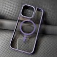 thumbnail image 3 of Metal Frame Case For iPhone 15 14 13 12 11 Pro Max Plus Transparent For Magsafe Magnetic Wireless Charge Lens Protector Cover, 3 of 5