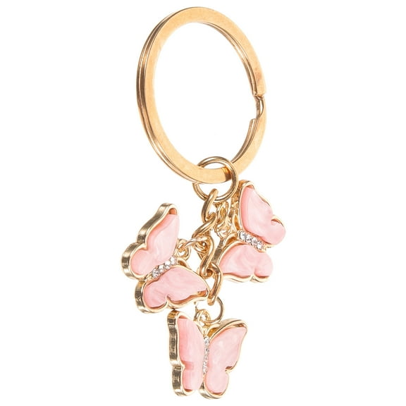 Masteelf Bag Decor Cherry Bag Charms Keychain Bag Purse Ornament Miss 6.8x2.8cm Pink