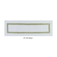 thumbnail image 4 of Better Trends 3 Piece Bath Rug Set 100% Cotton Tufted Bathroom Rug Water Absorbent, Reversible Machine Washable Runner Mat for Bathroom Floor Decor, Bathtub,Laundry Room Hotel Collection - White/Sage, 4 of 7