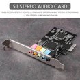 thumbnail image 2 of Pcie Sound Card 5.1, Pci Express Surround 3d Audio Card For Pc With High Direct Sound Performance Low Profile Bracket, 2 of 5