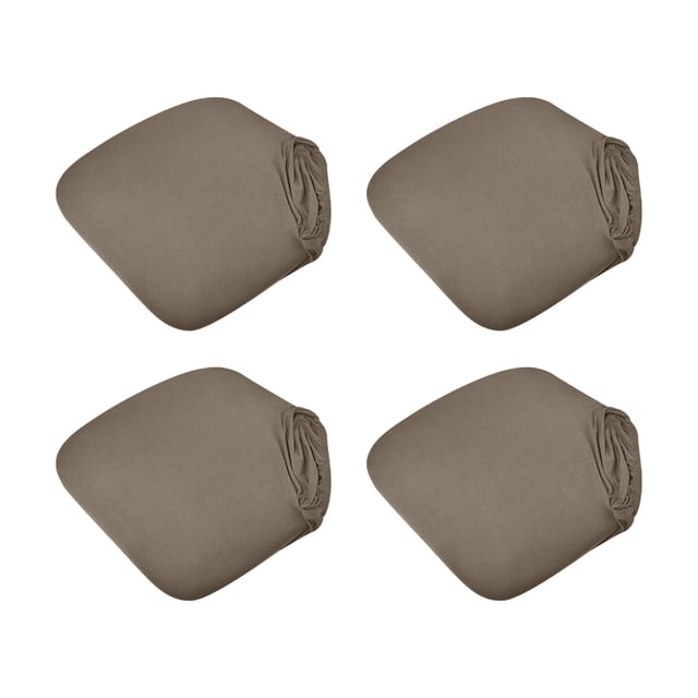 zhangmingg Elastic Dining Chair Covers for Hotel Restaurant Furniture Stretchable Polyester Slipcovers Universal Fit 4PCS