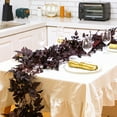 thumbnail image 5 of 3Pcs Christmas Garland Plum Cimicifuga Fall Garland 6FT - Seeded Faux Autumn Leaf Decor for Mantle, Table, Staircase - Halloween Thanksgiving Wedding Party, 5 of 5