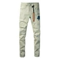 thumbnail image 2 of New Ksubi Jeans Men's 2025 New Fashion Trend High Quality Jeans Slim Fit Stretch Jeans for Men, 2 of 10