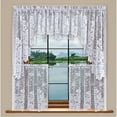 thumbnail image 2 of Tanriverdi Mensucat Floral Lace Kitchen Curtains, 28” x 32” (2 Panels), 2 of 5