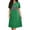 Green, variant on Women's Plus Size Patriotic USA & Firework Nightshirt, Short Sleeve Crew Neck Casual Sleep Dress, S-5XL