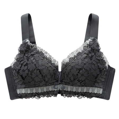 GZWYHT Wireless Bras Clearance Bralettes for Women Women s Hands Free Pumping Bra Maternity Nursing Adjustable Nursing Bra Bras for Women Front Closure Bras Push Up Bra Black XXL