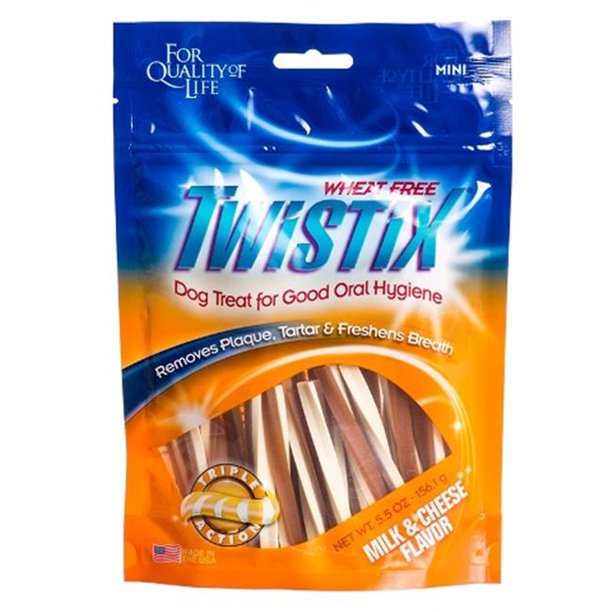 Twistix Dental Treats Milk & Cheese Flavor, Small, 5.5 oz