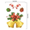 thumbnail image 4 of Christmas Static Sticker Fridge Window PVC Decal Home PVC decal; fridge PVC Office Shop Self-adhesive Decoration, Bell, 4 of 8