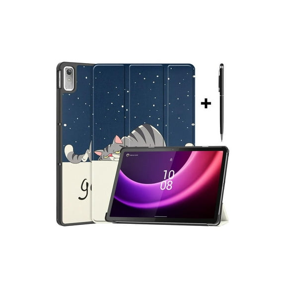 Case for Lenovo Tab P11 2nd Generation 11.5 inch / Xiaoxin Pad Plus 11.5 2023, Tri fold Slim Hard Protective Cover with Stand, Stylus Pen