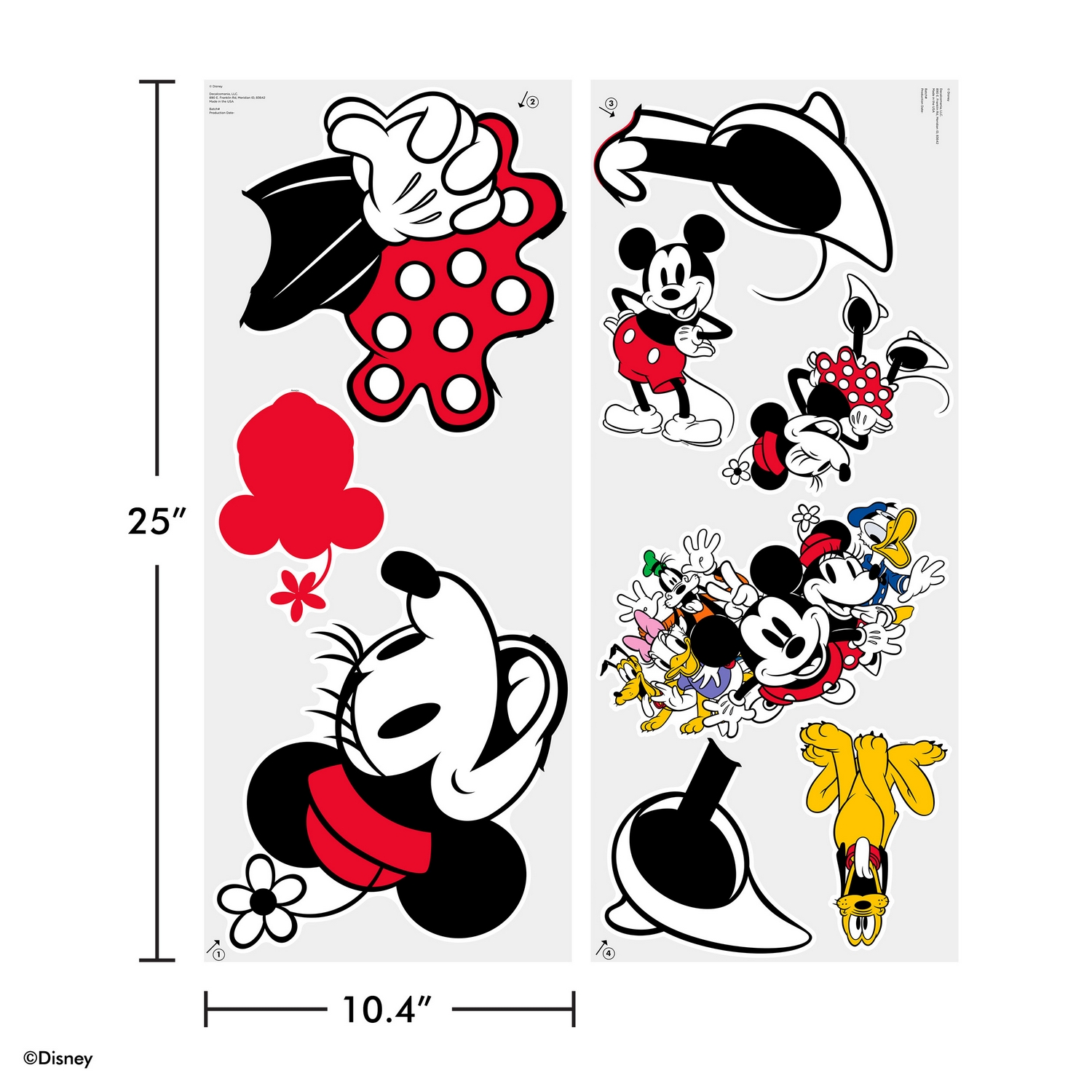 Classic Mickey Mouse Interactive Wall Decal
