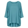 thumbnail image 6 of Neewe Womens Long Sleeve Shirts Casual Summer Fashion Ladie Tops Loose Fit Spring Lightweight Clothes Beach Vacation, 6 of 8